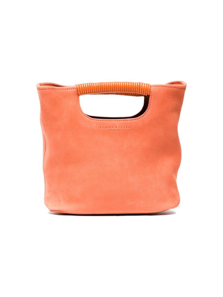 Simon Miller Orange Birch Mini Suede Tote - Yellow & Orange