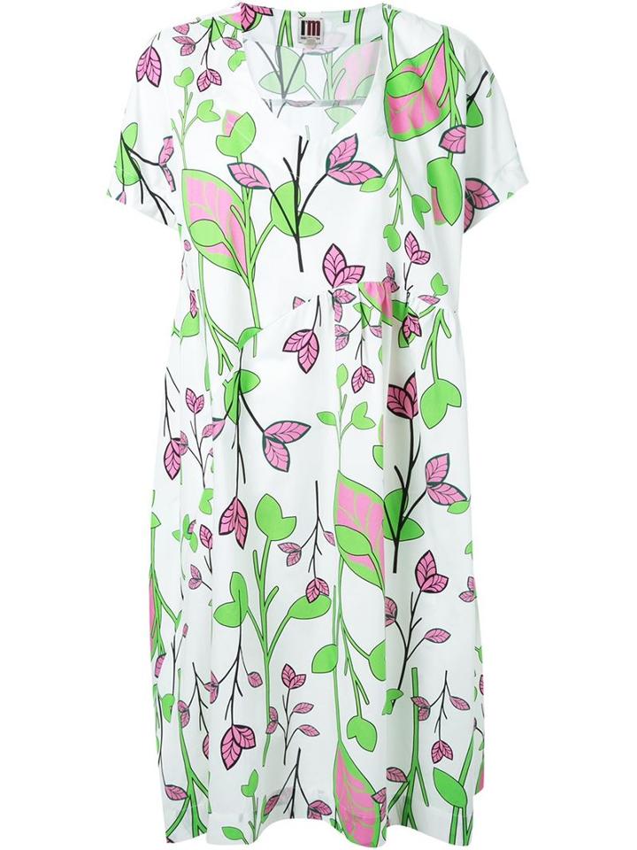 I'm Isola Marras Floral Print Dress, Women's, Size: 46, Cotton