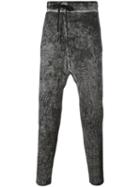 11 By Boris Bidjan Saberi Coated Embroidered Joggers