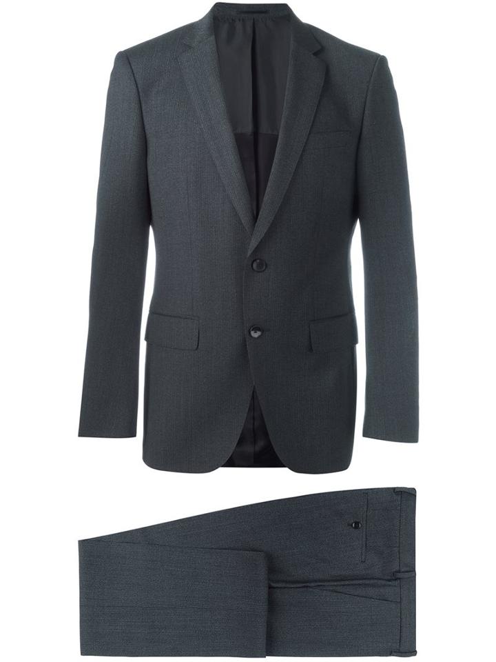 Boss Hugo Boss Formal Suit, Men's, Size: 50, Grey, Cupro/spandex/elastane/virgin Wool