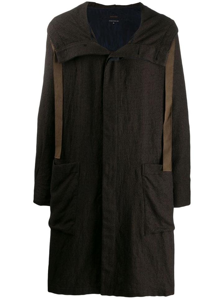 Ziggy Chen Micro-pattern Coat - Black