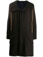 Ziggy Chen Micro-pattern Coat - Black