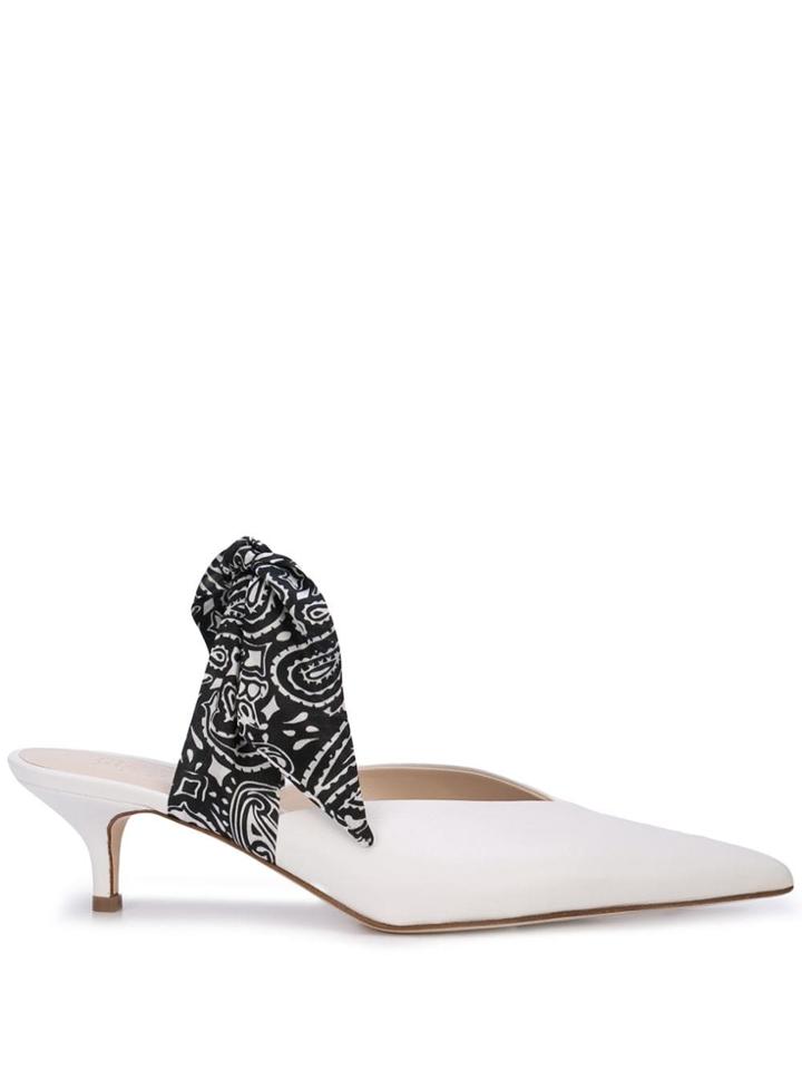Gia Couture Bandana Girla Pumps - White