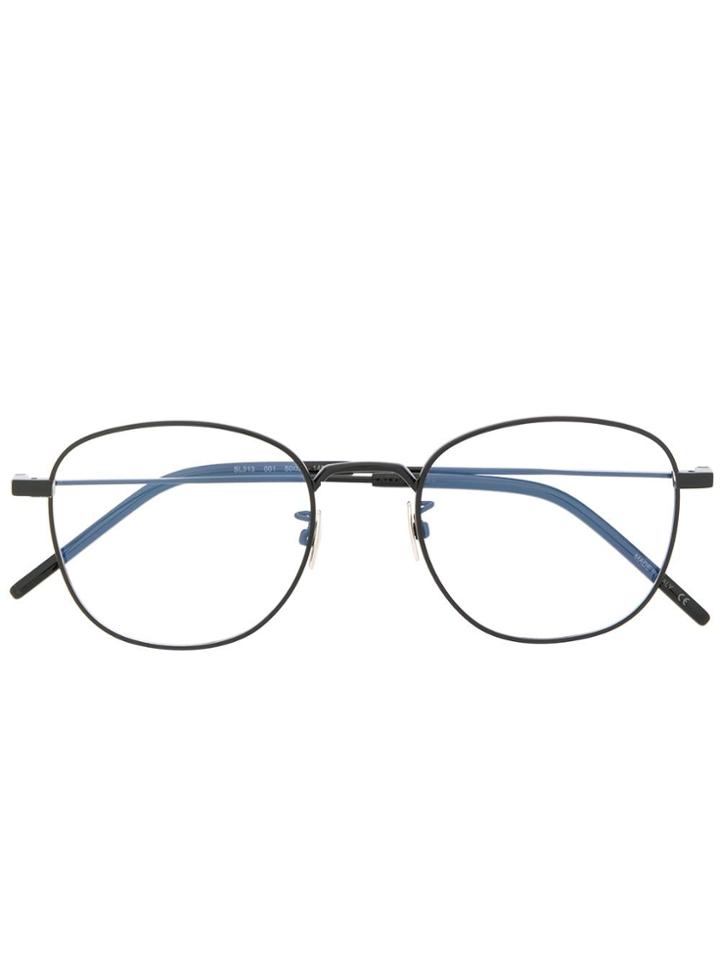 Saint Laurent Eyewear Sl313 Round-frame Glasses - Black