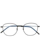 Saint Laurent Eyewear Sl313 Round-frame Glasses - Black