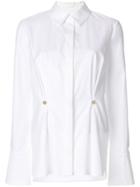 Carven Pleated Detail Shirt - White