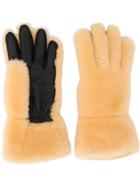 Marni Shearling Gloves - Neutrals