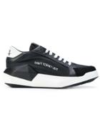 Cinzia Araia Panelled Low Cut Sneakers - Black