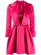 Elisabetta Franchi Plunging V-neck Dress - Pink