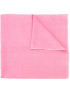 Denis Colomb - Classic Scarf - Women - Silk/cashmere - One Size, Women's, Pink/purple, Silk/cashmere