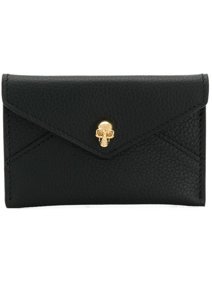 Alexander Mcqueen Small Skull Wallet - Black