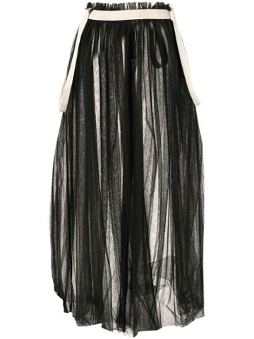 Aleksandr Manamïs Full Tulle Skirt - Black