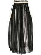 Aleksandr Manamïs Full Tulle Skirt - Black