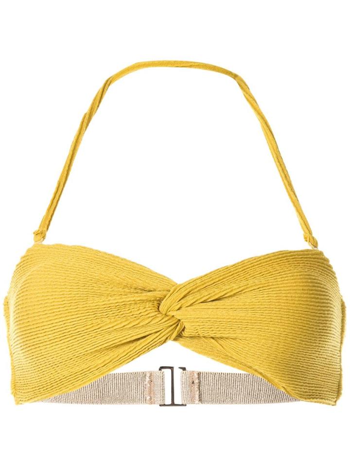 Muller Of Yoshiokubo Rib Bra Top - Yellow