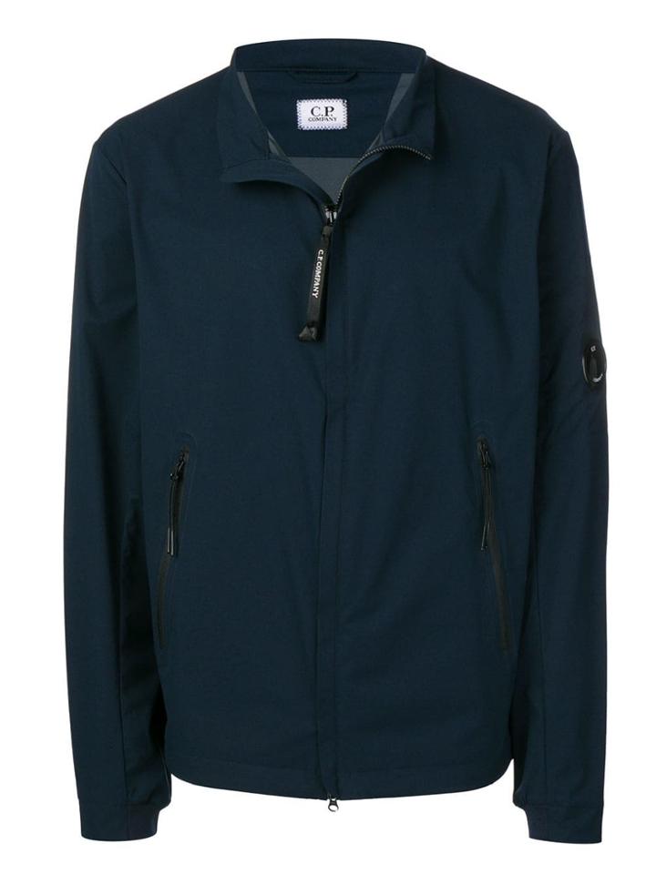 Cp Company Lens Zipped Jacket - Blue