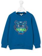 Kenzo Kids 'tiger' Sweatshirt, Boy's, Size: 12 Yrs, Blue