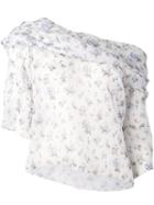 Rosie Assoulin Floral Off-shoulder Blouse
