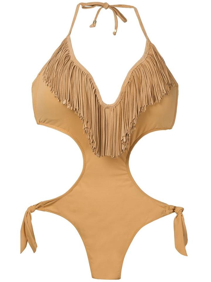 Amir Slama Fringed Swimsuit