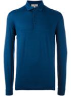 Canali Polo Jumper, Men's, Size: 56, Blue, Virgin Wool