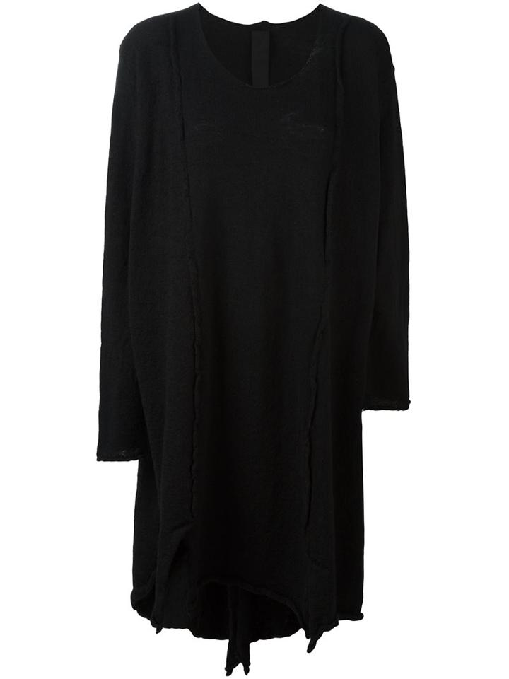 Rundholz Black Label Longsleeved Shift Dress, Women's, Virgin Wool