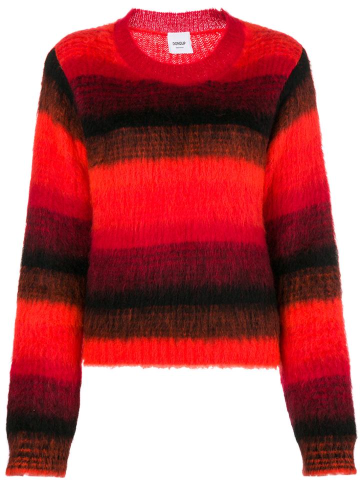 Dondup Gradient Long-sleeve Sweater - Red