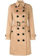 Burberry - Sandringham Trenchcoat - Women - Cashmere/viscose - 10, Nude/neutrals, Cashmere/viscose