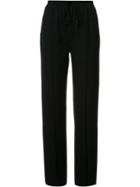 Chloé Ankle Zip Trackpants, Women's, Size: 36, Black, Silk/acetate/viscose