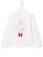 Il Gufo Girl Print T-shirt, Size: 8 Yrs, White