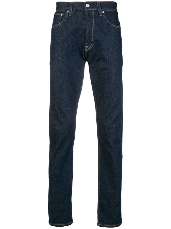 Calvin Klein Jeans Warhol Print Fitted Jeans - Blue