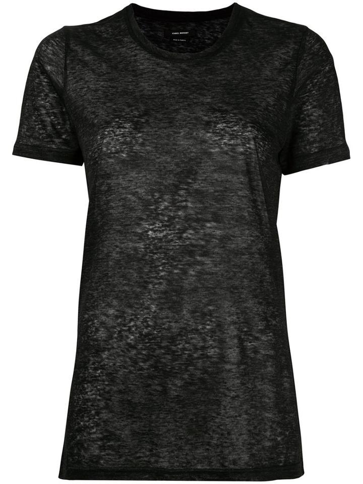 Isabel Marant Madjo T-shirt, Women's, Size: Xs, Grey, Linen/flax