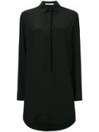 Givenchy Concealed Placket Shirt Dress - Black