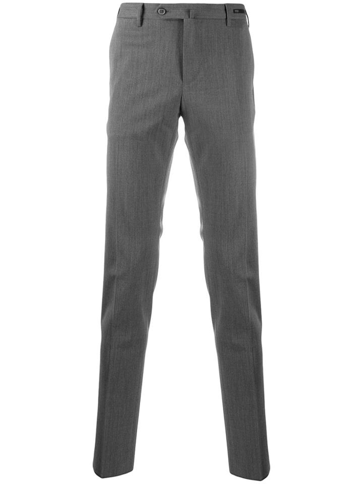 Pt01 Skinny Twill Trousers - Grey