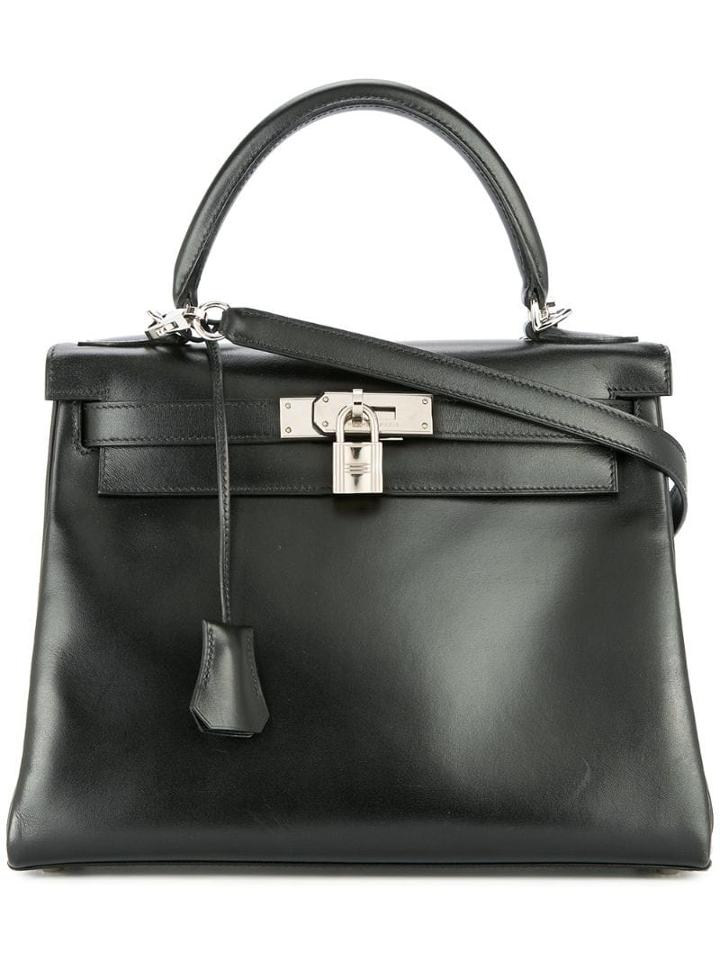 Hermès Pre-owned Hermès Kelly 28 2way Bag - Black