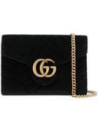 Gucci Gg Marmont Chain Wallet - Black