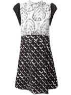 Eggs Printed Short Sleeve Dres