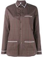 Marie Marot 'kate' Checked Shirt - Red