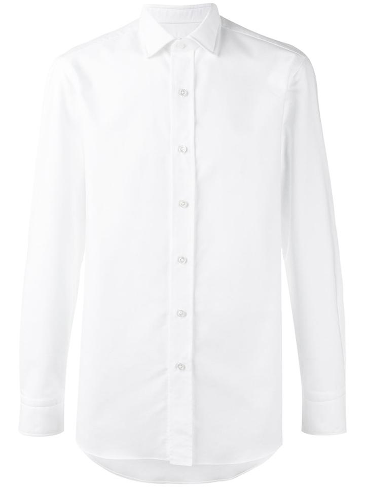 Salvatore Piccolo - Openox Shirt - Men - Cotton - 40, White, Cotton