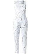 Andrea Marques All-over Print Jumpsuit - White