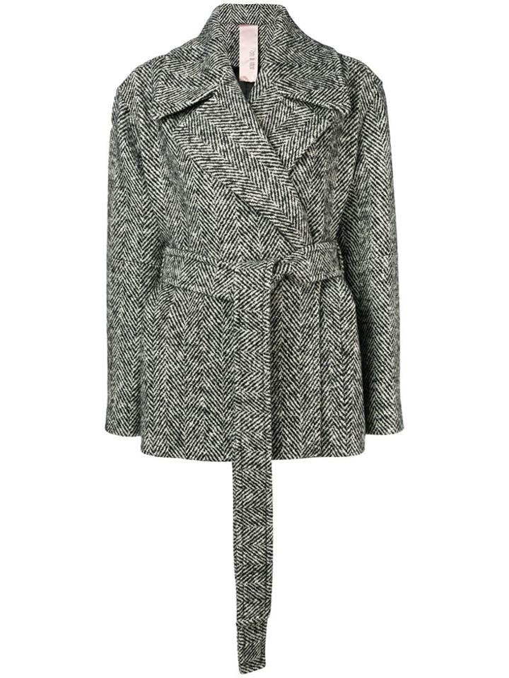 Venus Classic Herringbone Blazer - Black