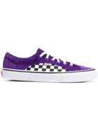 Vans Corduroy And Chequered Sneakers - White