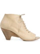 Marsèll Open Toe Ankle Boots, Women's, Size: 38, Nude/neutrals, Leather