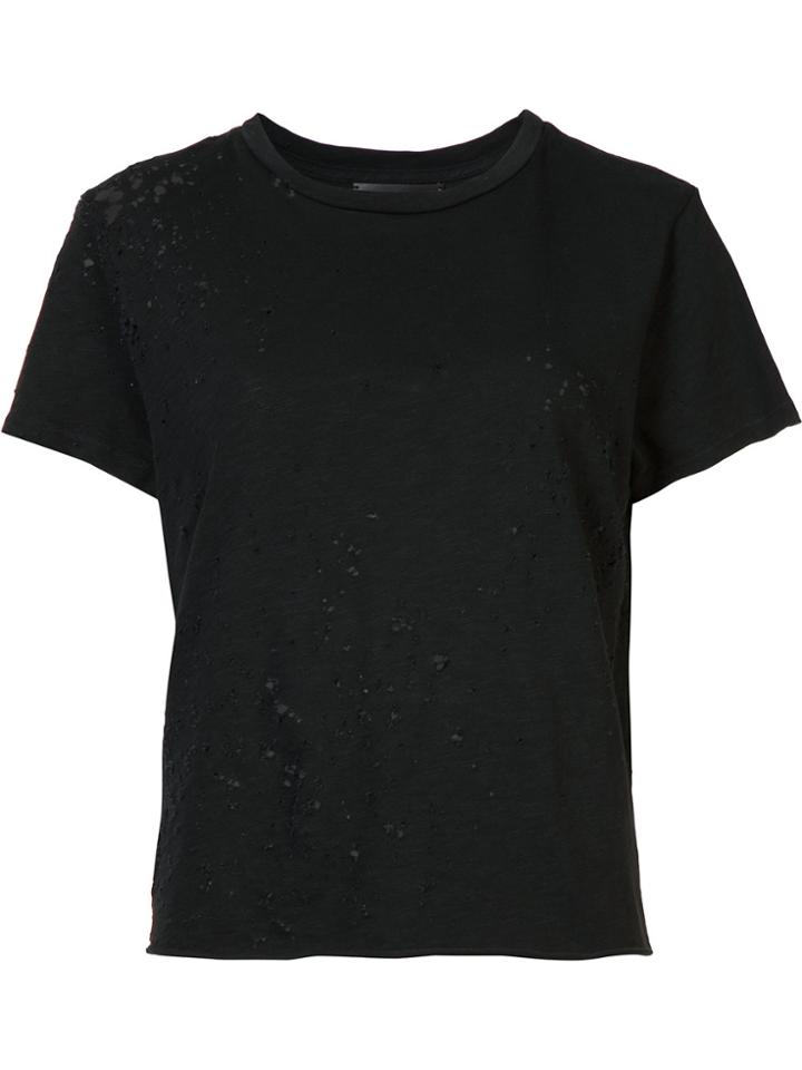 Amiri Destroyed T-shirt - Black