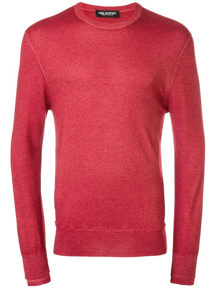 Neil Barrett Round Neck Jumper - Red