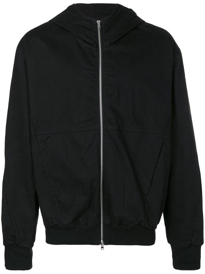 Lost & Found Rooms - Oversized Hooded Zip-sweatshirt - Men - Cotton/spandex/elastane - S, Black, Cotton/spandex/elastane