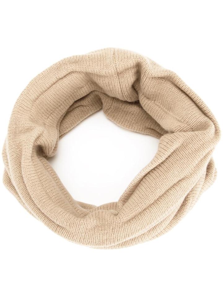 Ribbed Knit Collar, Men's, Brown, Wool, Kazuyuki Kumagai