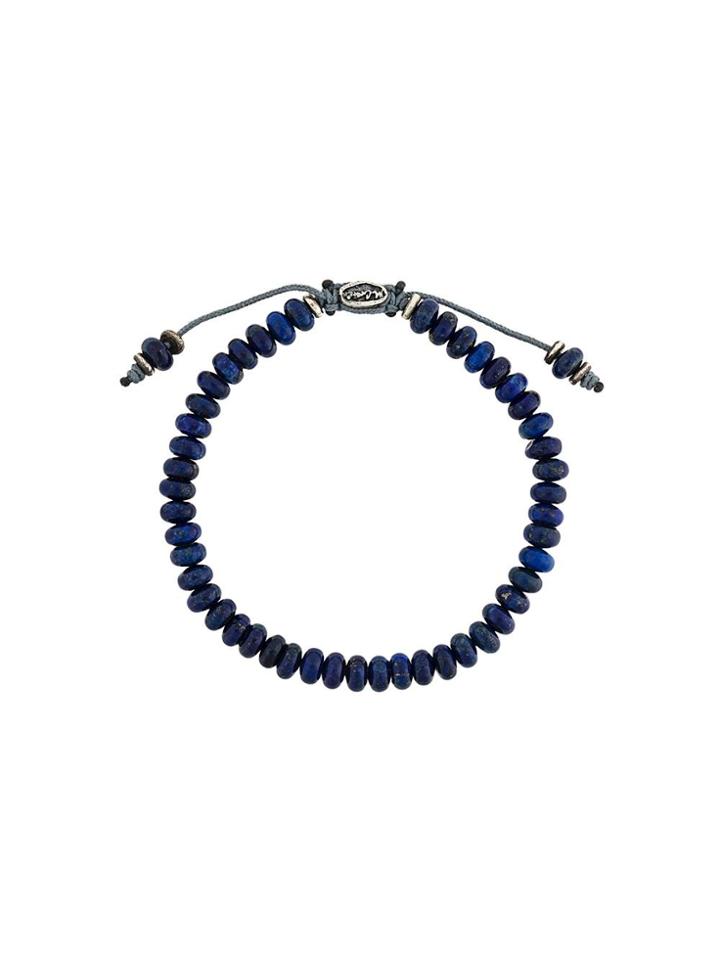M. Cohen Stacked Beaded Bracelet - Blue