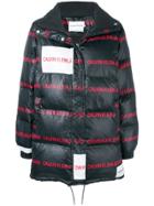 Calvin Klein Jeans Est. 1978 Logo Print Puffer Jacket - Black