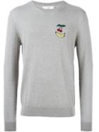 Ami Alexandre Mattiussi Cherry And Banana Patch Sweater