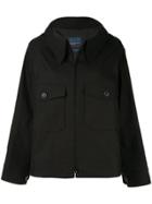 Yohji Yamamoto Oversized Pocket Shirt Jacket - Black