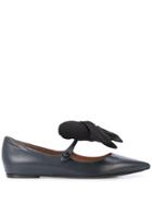 Tabitha Simmons Evangeline Bow-detail Ballerina Shoes - Black
